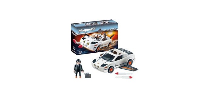 Amazon: Voiture des Agents Secrets Playmobil (4876) à 20€ 