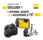Pixmania: 1 Appareil Photo Nikon Acheté = 1 Accessoire à 1€