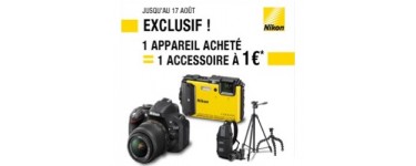 Pixmania: 1 Appareil Photo Nikon Acheté = 1 Accessoire à 1€