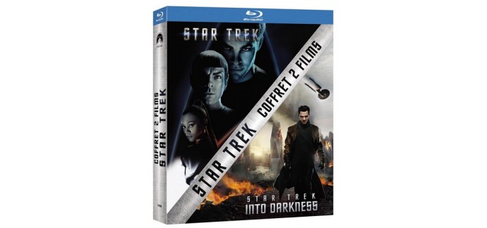 Amazon: Blu-ray Star Trek + Star Trek Into Darkness à 12,99€ au lieu de 35,10€