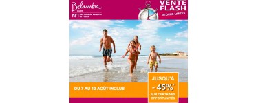 Belambra: Vente Flash : Jusqu'à - 45% sur une sélection de séjours en août
