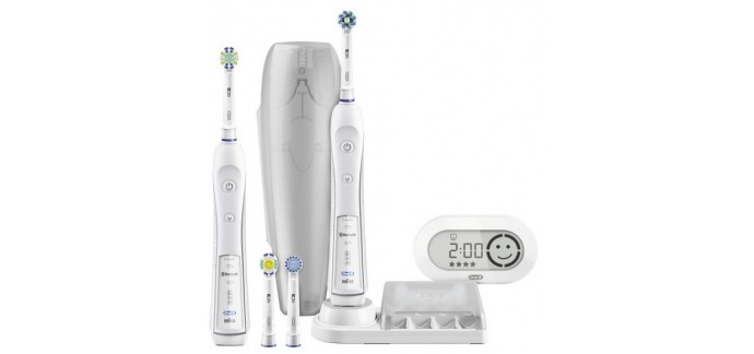 Amazon: Duo de brosses à Dents Électriques Rechargeables Oral-B Pro 6500 à 148,70€