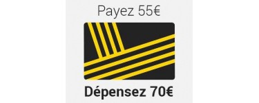 Fnac: [Adhérents Fnac] Payez 55€ le bon d'achat de 70€ (ou 30€ pour 40€)
