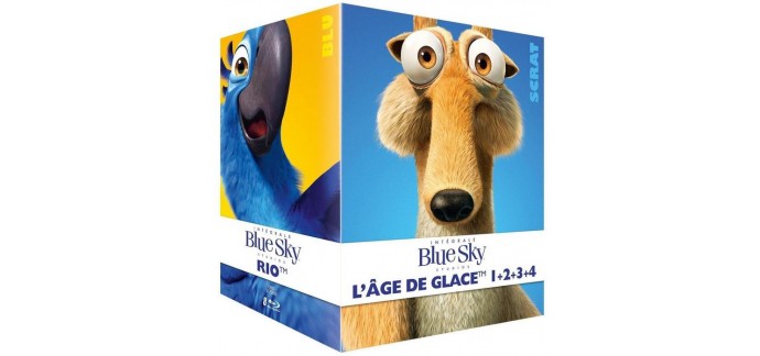 Amazon: Coffret Blu-Ray 8 films : Epic, L'Age de Glace 1 à 4, Rio, Robots et Horton