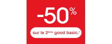 Okaïdi: 1 article acheté = le 2e à -50% sur une sélection d'articles