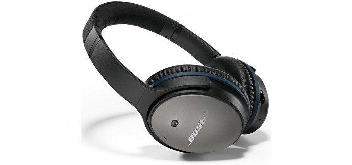 Materiel.net: Casque audio à réduction de bruit Bose QuietComfort 25 Noir à 239,21€