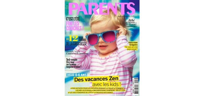 Kiosque FAE: Abonnement 18 numéros au magazine Parents
