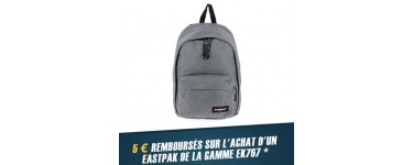 Skyrock Cashback: 5€ remboursés sur l'achat d'un sac à dos Eastpak de la gamme EK767