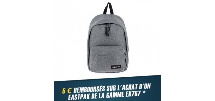 Skyrock Cashback: 5€ remboursés sur l'achat d'un sac à dos Eastpak de la gamme EK767