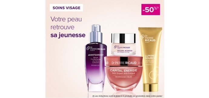 Dr Pierre Ricaud: 50% de remise sur tous les soins visage