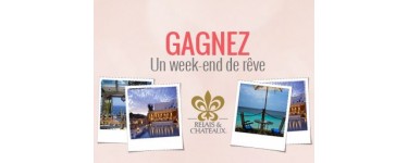 Histoire d'Or: 1 week-end en Relais et Chateau à gagner