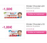 Shopmium: Kinder Chocolat : 1,50€ remboursés sur la boite de 24 ou 1€ sur la boite de 16
