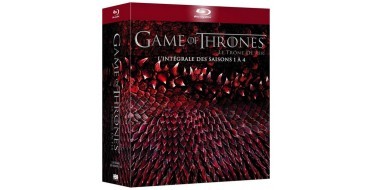 Amazon: Game of Thrones - L'intégrale des saisons 1 à 4 en Blu-ray à 34,91€