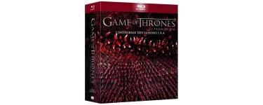 Amazon: Game of Thrones - L'intégrale des saisons 1 à 4 en Blu-ray à 34,91€