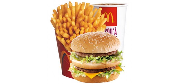 McDonald's: 1 Menu Maxi Best-Of pour 5€ seulement