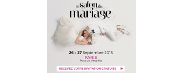 Le site du mariage: Invitation gratuite pour le Salon du Mariage 2015
