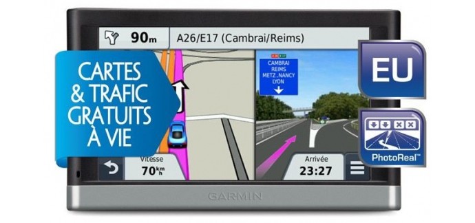 Cdiscount: GPS Garmin nüvi 2447 LMT Europe 24 pays