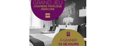 Mercure: 30 séjours pour 2,  1 TV 42", des machines Nespresso & des stations iHome