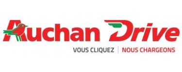 Auchan: Auchan Drive Brétigny : Vos courses 100% remboursés en 3 bons d'achat (max 30€)