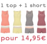 Undiz: 1 Top + 1 Short pour 14,95€
