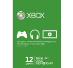 eBay: 12 mois d'abonnement au Xbox Live Gold à 35,99€