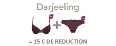 Darjeeling: 1 haut + 1 bas = 15€ de réduction immédiate