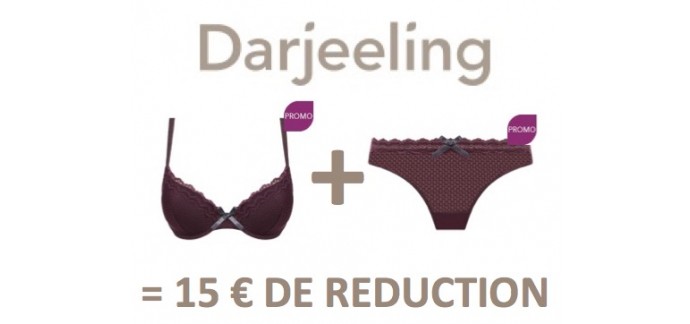 Darjeeling: 1 haut + 1 bas = 15€ de réduction immédiate