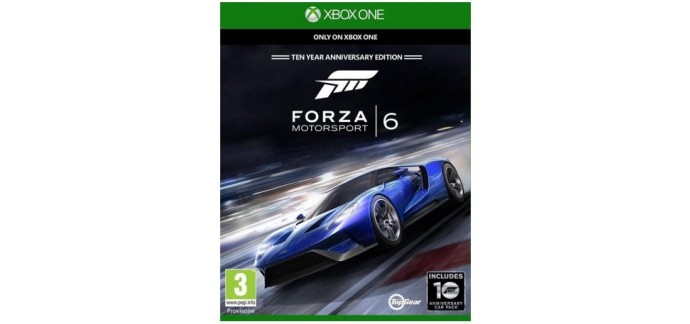 E.Leclerc: [Précommande] Jeu Forza Motorsport 6 sur Xbox One à 39,90€