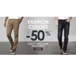 IZAC: - 50% sur le 2e article acheté Jeans & Chinos collection hiver 2015
