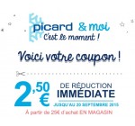 Picard: [En magasin] 2,50€ de réduction dès 25€ d'achat