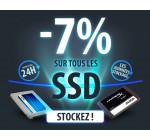 Materiel.net: 7% de réduction sur tous les SSD