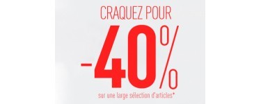 Pimkie: - 40% sur une large sélection d'articles