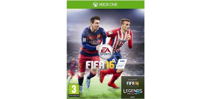 Cdiscount: FIFA 16 (PS4/Xbox one) à 49,99 euros en précommande