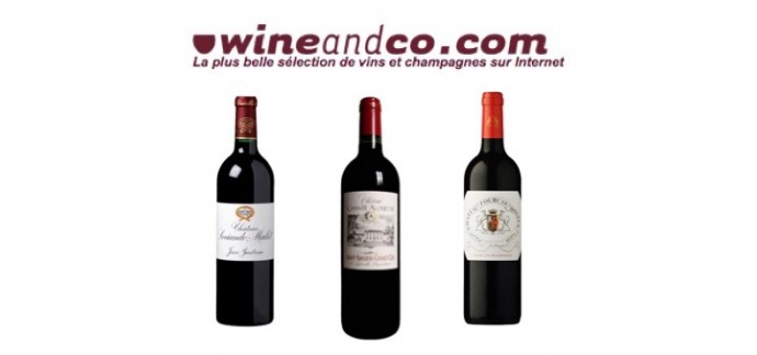 Wineandco: Livraison offerte dès 150€ + 20€ offerts dès 250€, 40€ dès 500€ & 100€ dès 1000€