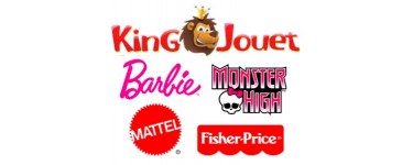 King Jouet: 25% de réduction sur tous les jouets Barbie, Monster High et Fisher Price