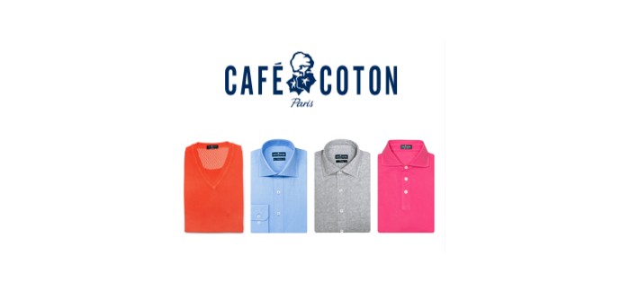 Café Coton: - 60% sur toute la boutique à partir de 2 produits achetés