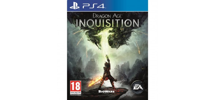 Amazon: Jeu Dragon Age Inquisition sur PS4 à 9,99€