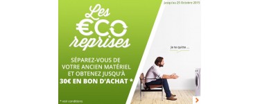 Boulanger: Les ÉCO-Reprises : jusqu'à 30€ offerts en recyclant votre ancien matériel