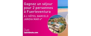 Lastminute: 1 séjour à Fuerteventura pour 2 à l'hôtel Barcelo Jandia Mar 4* à gagner