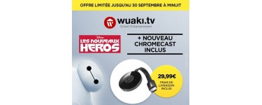 Rakuten: Offre Chromecast 2 + film Les Nouveaux Héros à 29,99€