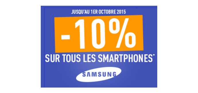 Materiel.net: Les smartphones Samsung à -10%