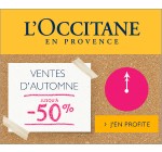 L'Occitane: Jusqu'à 50% de remise sur une sélection de produits