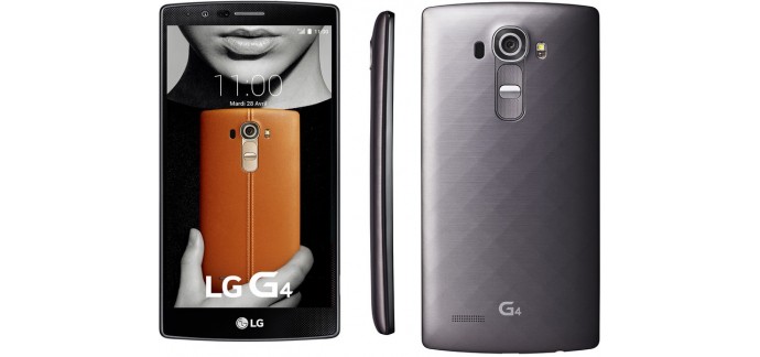 Rue du Commerce: Smartphone LG G4 32Go titane à 349,90€ (500 pièces disponibles)