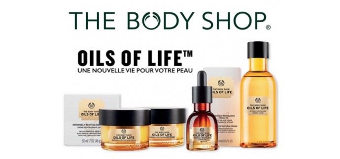 The Body Shop: Testez gratuitement pendant une semaine le rituel revitalisant Oils Of Life