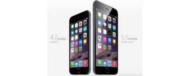 Sosh: - 100€ sur l'iPhone 6 et l'iPhone 6 Plus 128 Go