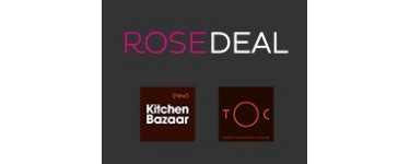 Veepee: ROSEDEAL Toc & Kitchen Bazaar : payez 15€ votre bon d'achat de 30€