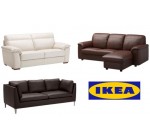 IKEA: 15% de réduction sur une sélection de canapés cuir et simili cuir