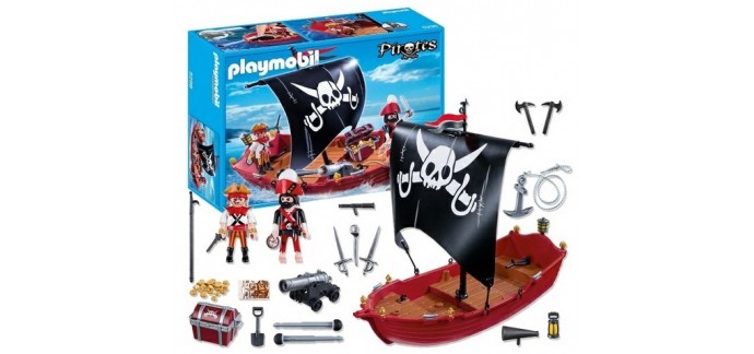 Cdiscount: Jouet PLAYMOBIL 5298 Chaloupe des Corsaires à 13,28€