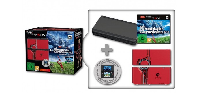 Fnac: [Prix coûtant] New Nintendo 3DS + Xenoblade Chronicles + Coque du jeu à 199,05€