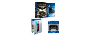 Amazon: Pack PS4 500Go + Batman Arkham Knight + FIFA16 + Steelbook + 2ème Manette à 399€